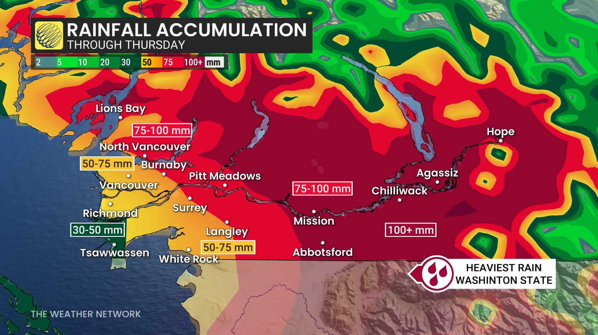 B.C. rainfall