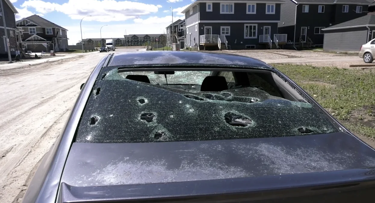 Connor O'Donovan/The Weather Network: A hail storm that hit northeast Calgary in June 2020 is estimated by the Institute for Catastrophic Loss Reduction to have caused $1.4 billion in insured damages.