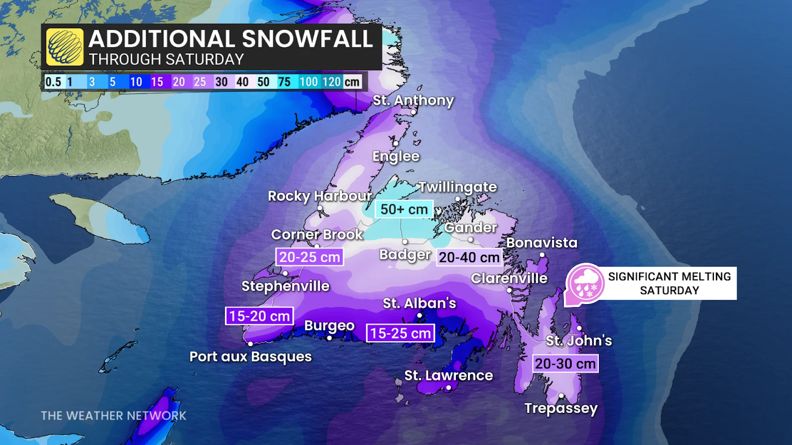 Whiteout, Storm, Snow, Blizzard, Boxing Day, Newfoundland, December 26, 2025. (The Weather Network)