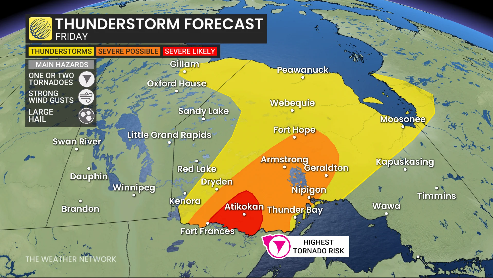 Baron - Ontario thunderstorm risk - Sept 11