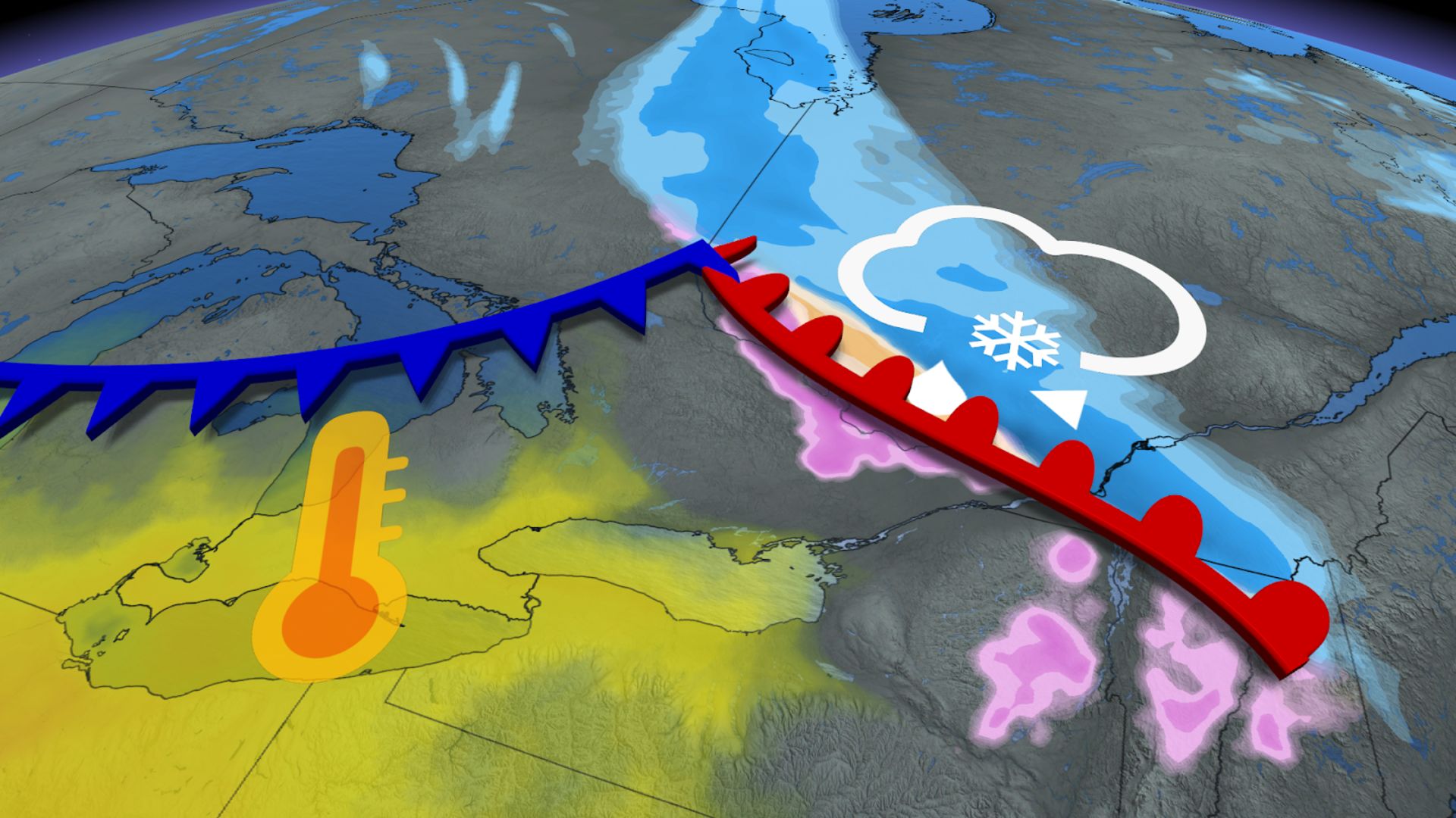 Messy ice, snow to impact parts of Ontario and Quebec - The Weather Network