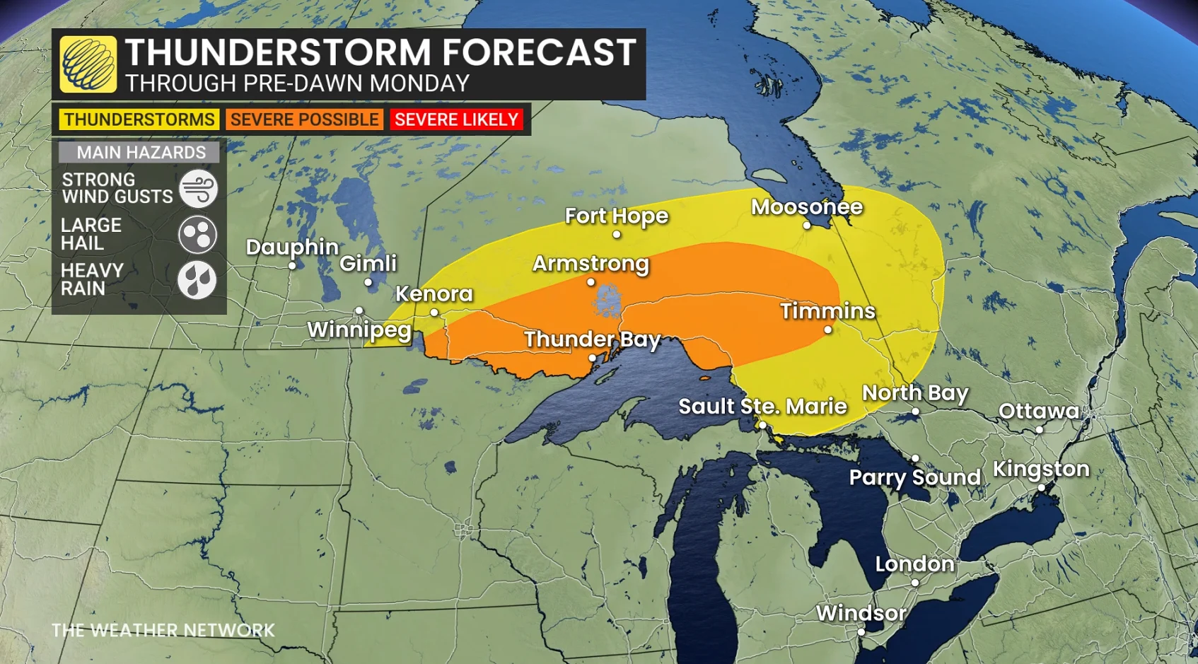 Barron - 0622 Thunderstorm Forecast Ontario