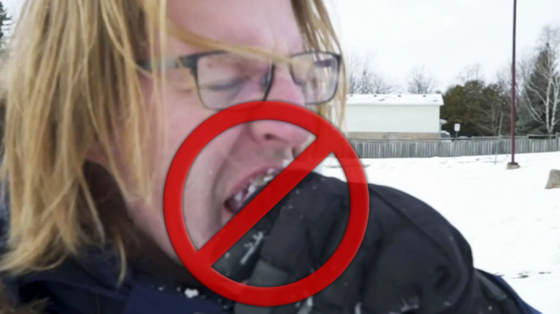 Snow laughing matter: Why you should never eat snow