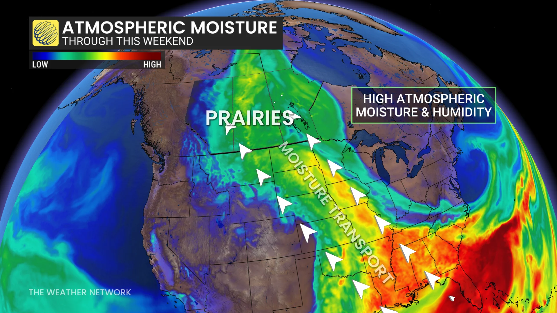 Rain, Thunderstorm, Heat Wave, Prairies, Manitoba, Sask., Alberta, May 28, 2026. (The Weather Network/Rhythm Reet)