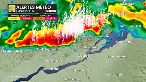 QUEBEC violent storms: show national holiday