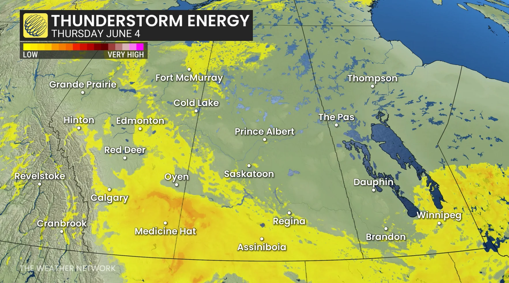 Baron - Prairie thunderstorm energy - June 4