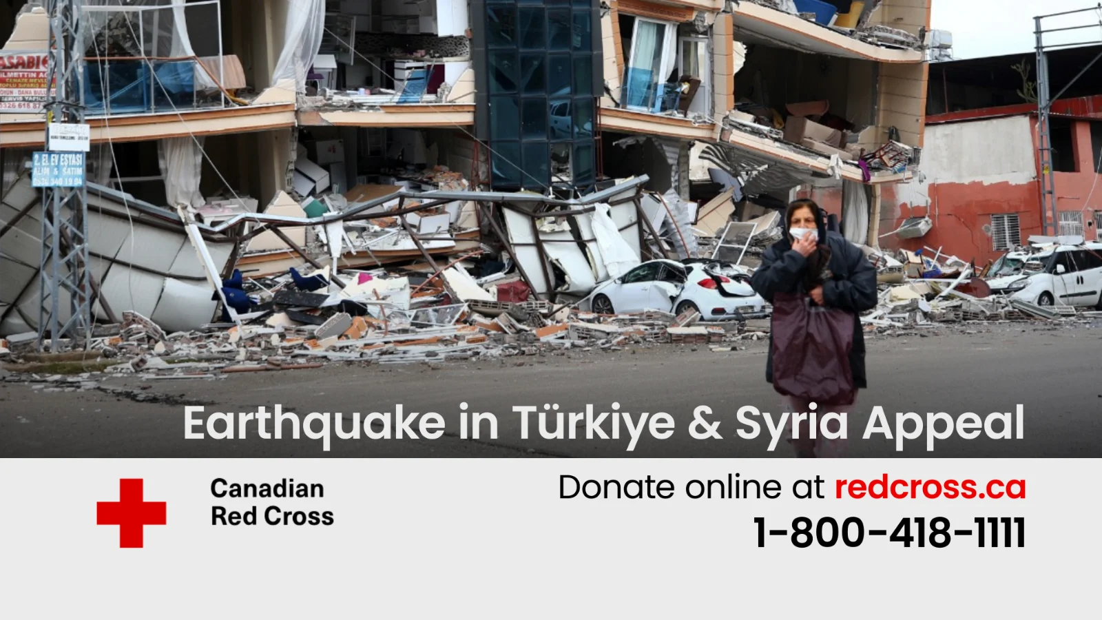Red Cross - Turkey and Syria donation appeal