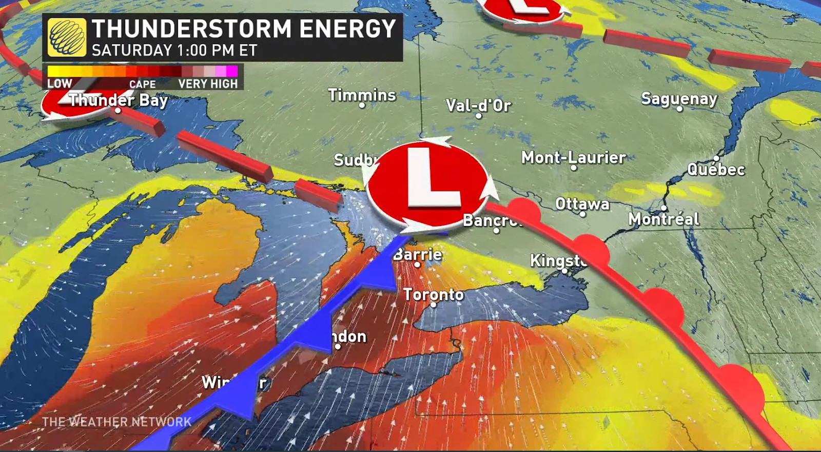 ONQC saturday storm energy Aug 9 2023