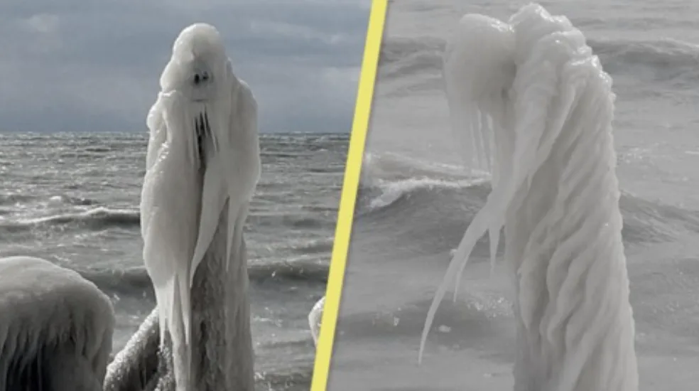 Ghostly images captured along the shores of Lake Erie