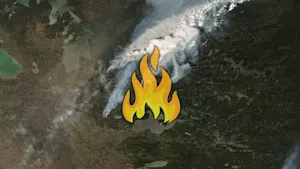 Here’s what Canada’s raging wildfires look like from space