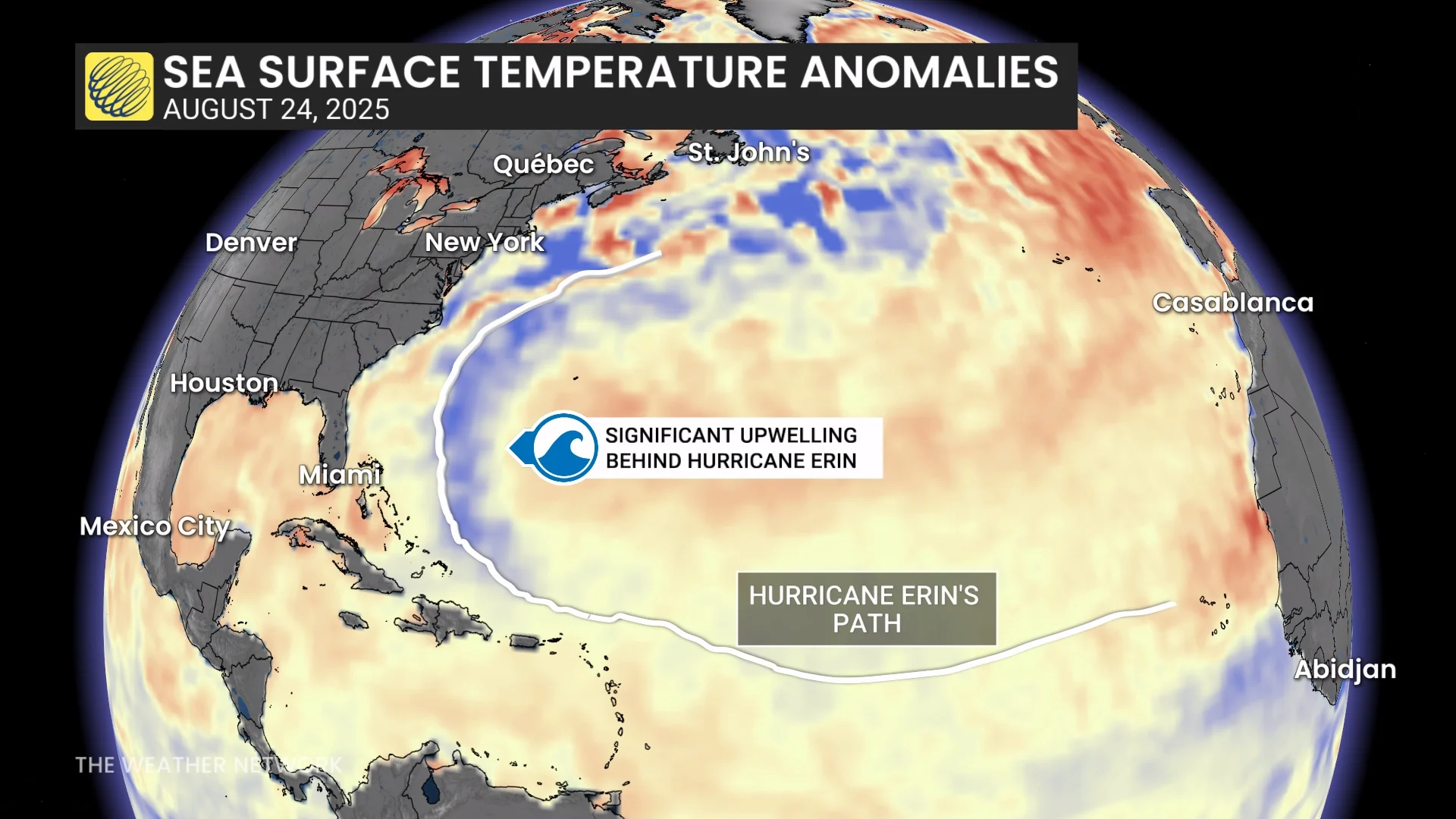 Hurricane Erin Upwelling
