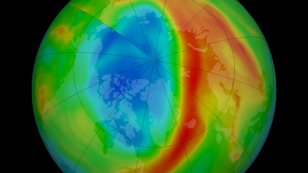 Rare Arctic ozone hole stretches from Hudson Bay to Siberia