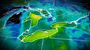 Ontario finally in line for a rainy, windy fall storm this week