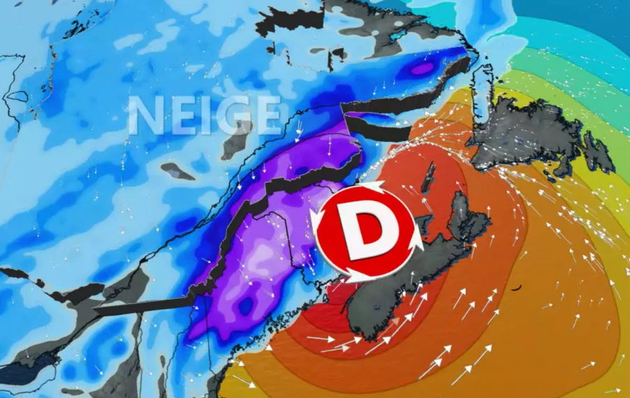 40 cm et rafales violentes : cette région sera la plus touchée par la tempête