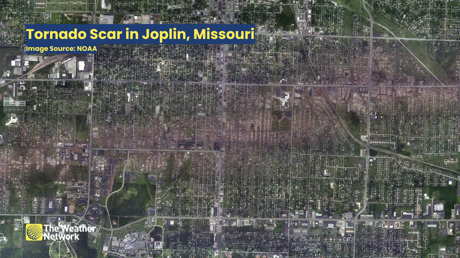 Joplin Tornado Scar