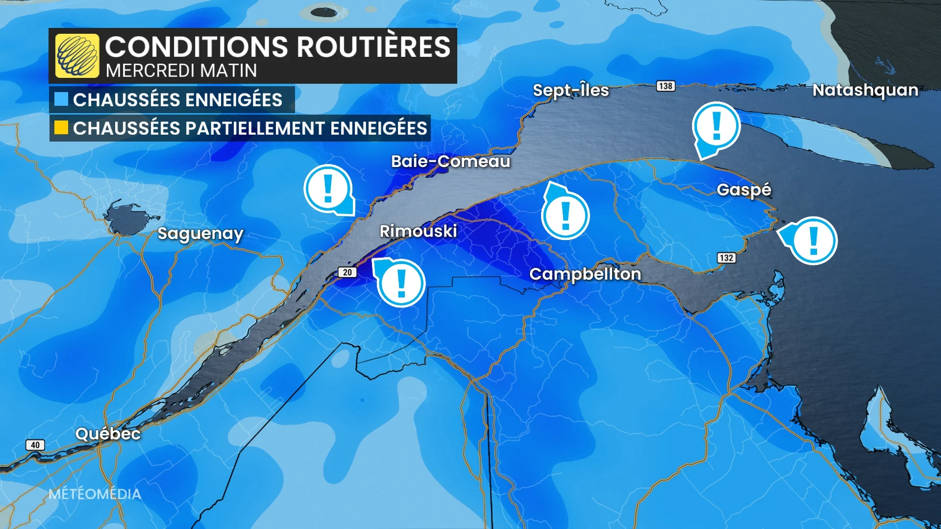 Bordée de neige au Québec : jusqu’à 15 cm prévus dans ces secteurs