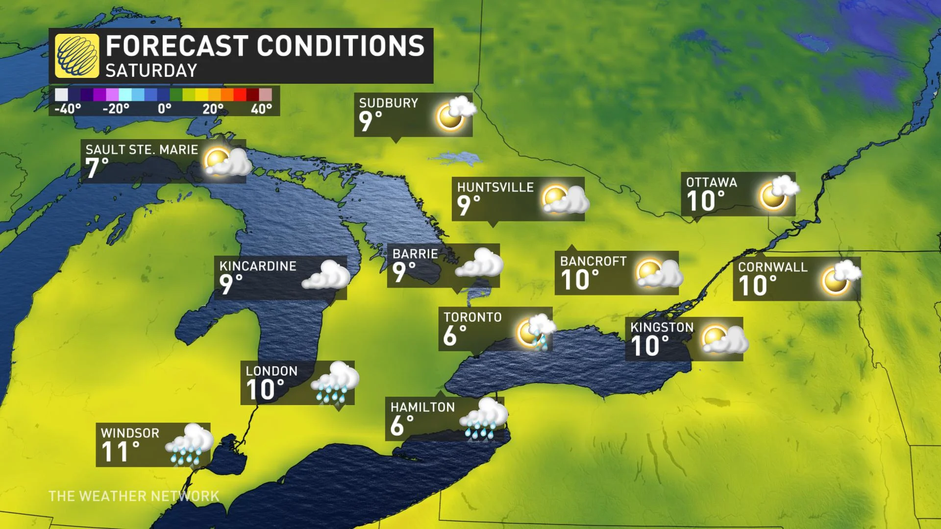 Ontario Quick shot of mild air but unsettled weather looms for the