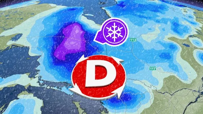 Des accumulations de neige débordent au Québec