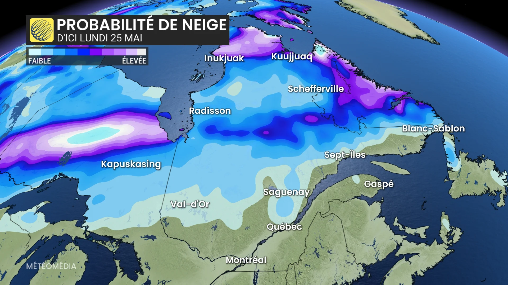 probabilite de neige