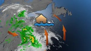 Heightened flood threat with days of rain over the Maritimes