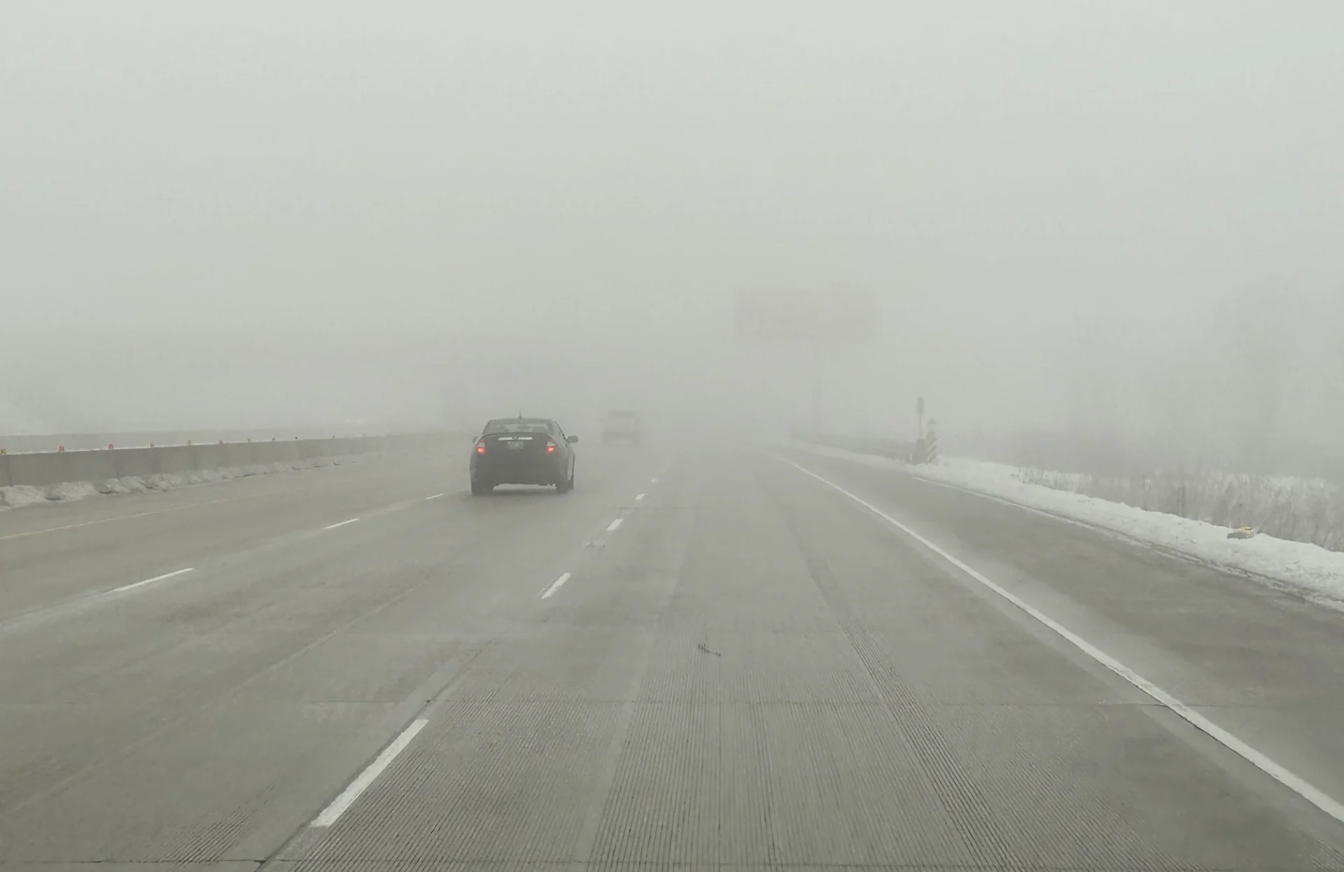 Follow these tips for staying safe while driving in thick fog