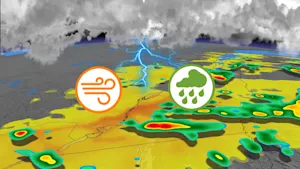 Risque d’orages violents aujourd’hui : forte pluie et rafales jusqu’à 80 km/h. Détails ici. 