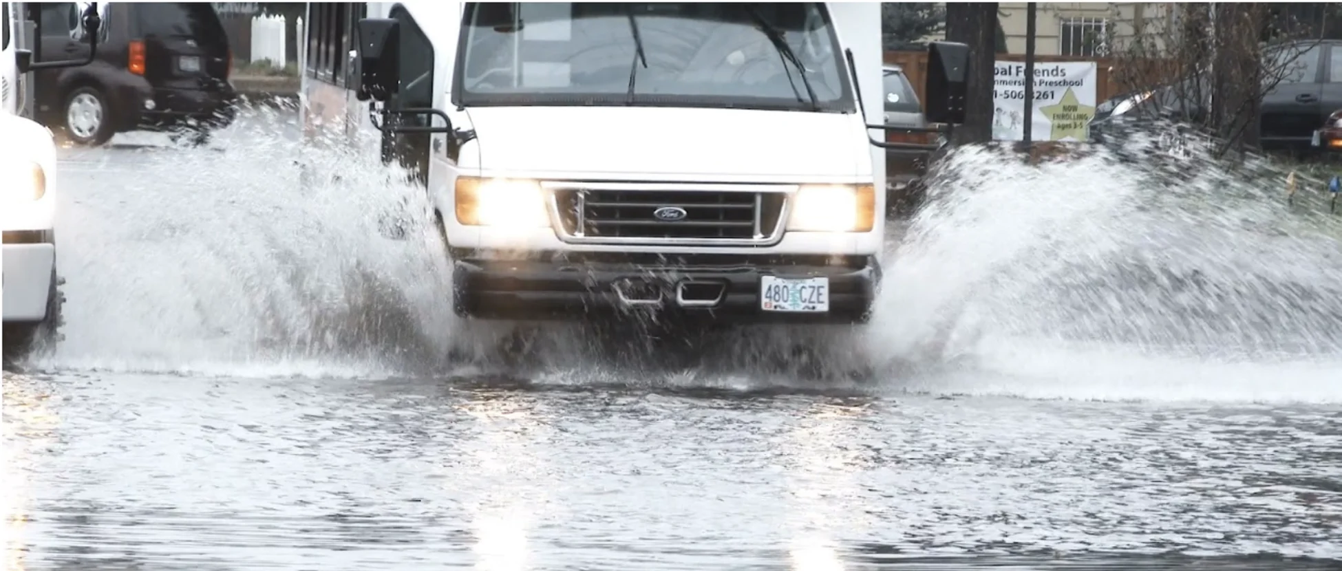 Why some roadways are designed to flood during storms