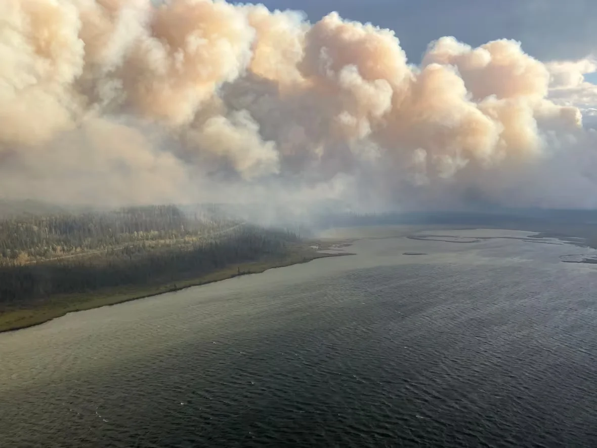 (CBC) fire near the bc yukon border september 2023