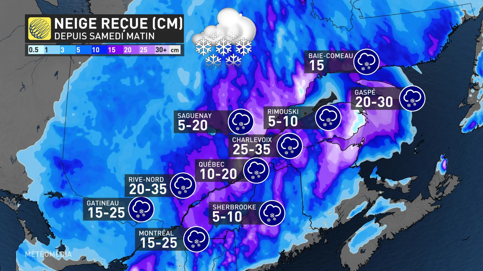 neige recue