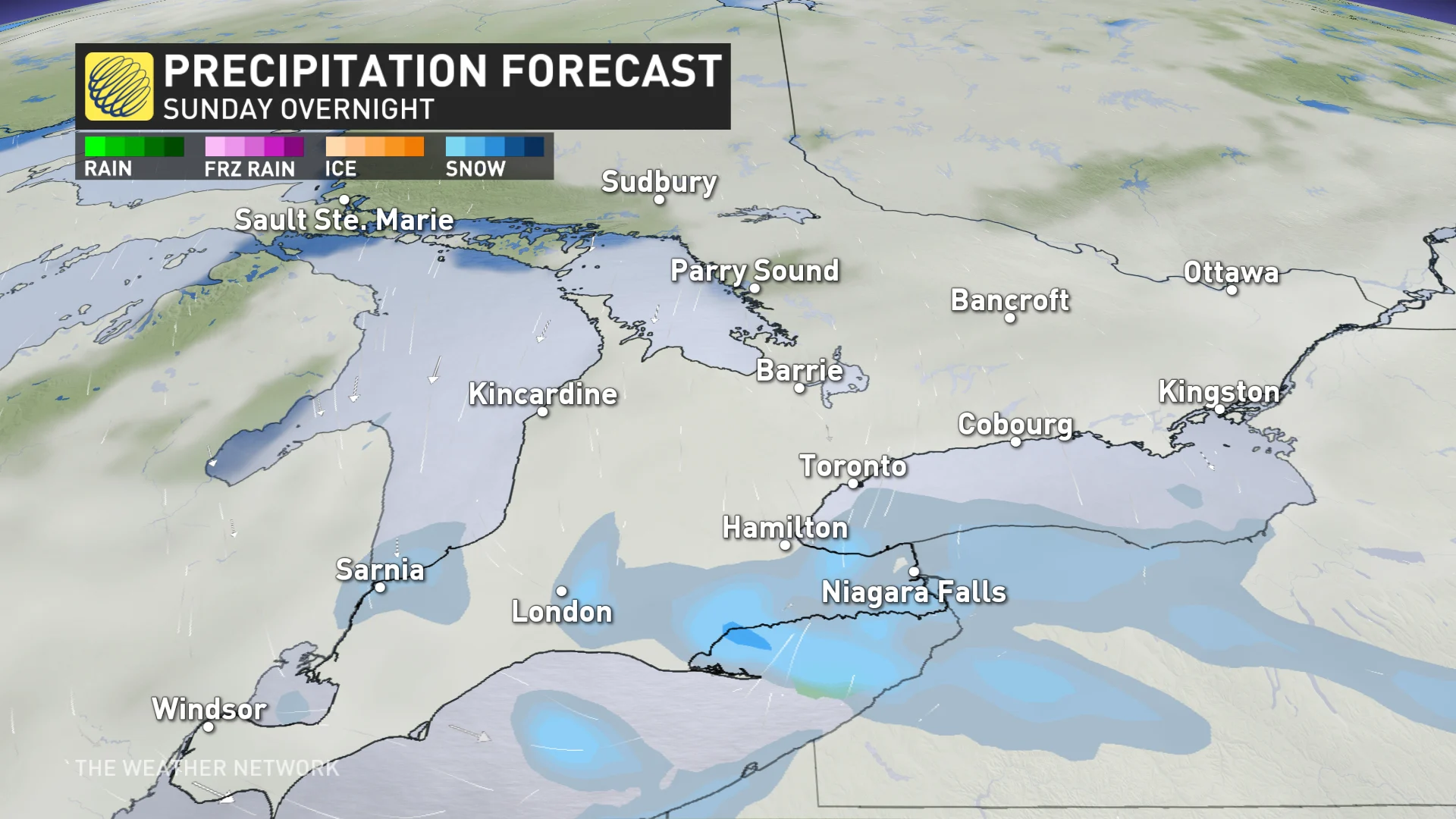 New Year-s Eve Precip Ontario