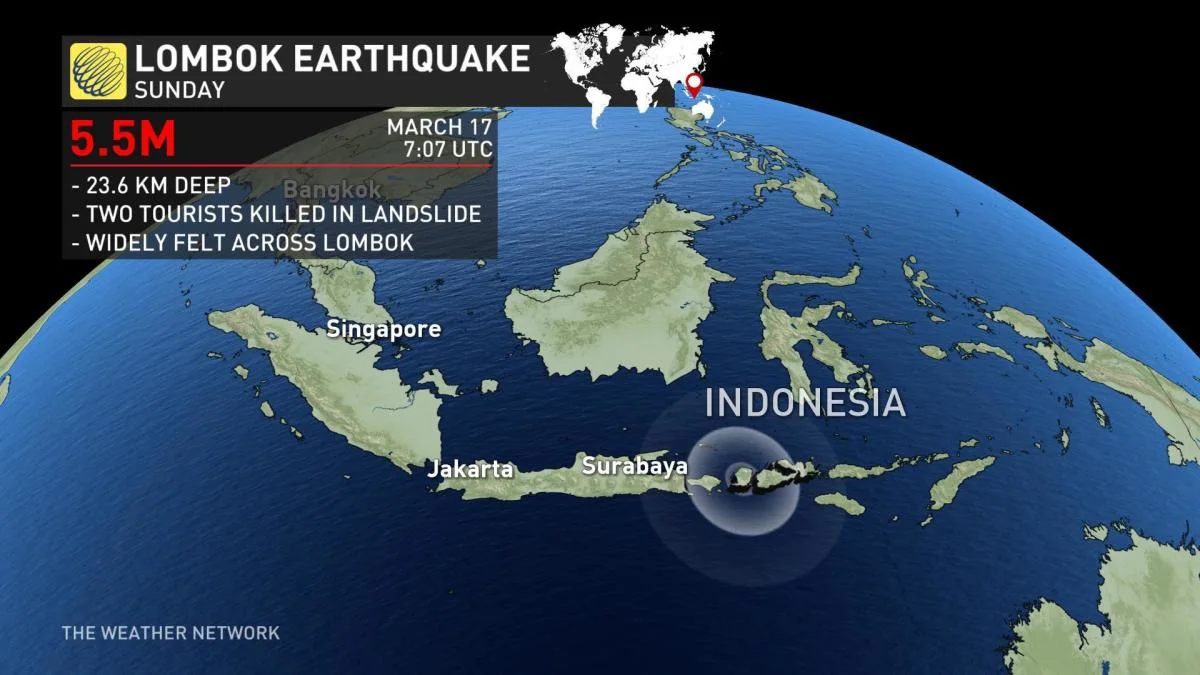 Earthquake hits Indonesia, tourists killed, dozens injured