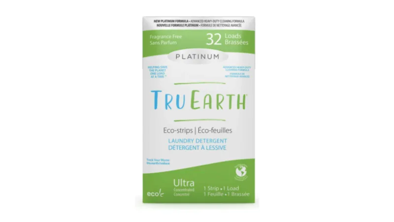 Tru Earth. laundry strips, CANVA, everyday sustainable products