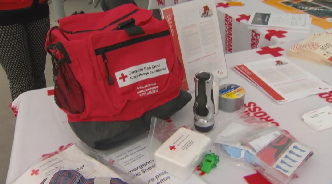 CBC: The Red Cross says this emergency kit will help people survive for the first 72 hours after a natural disaster. (CBC)