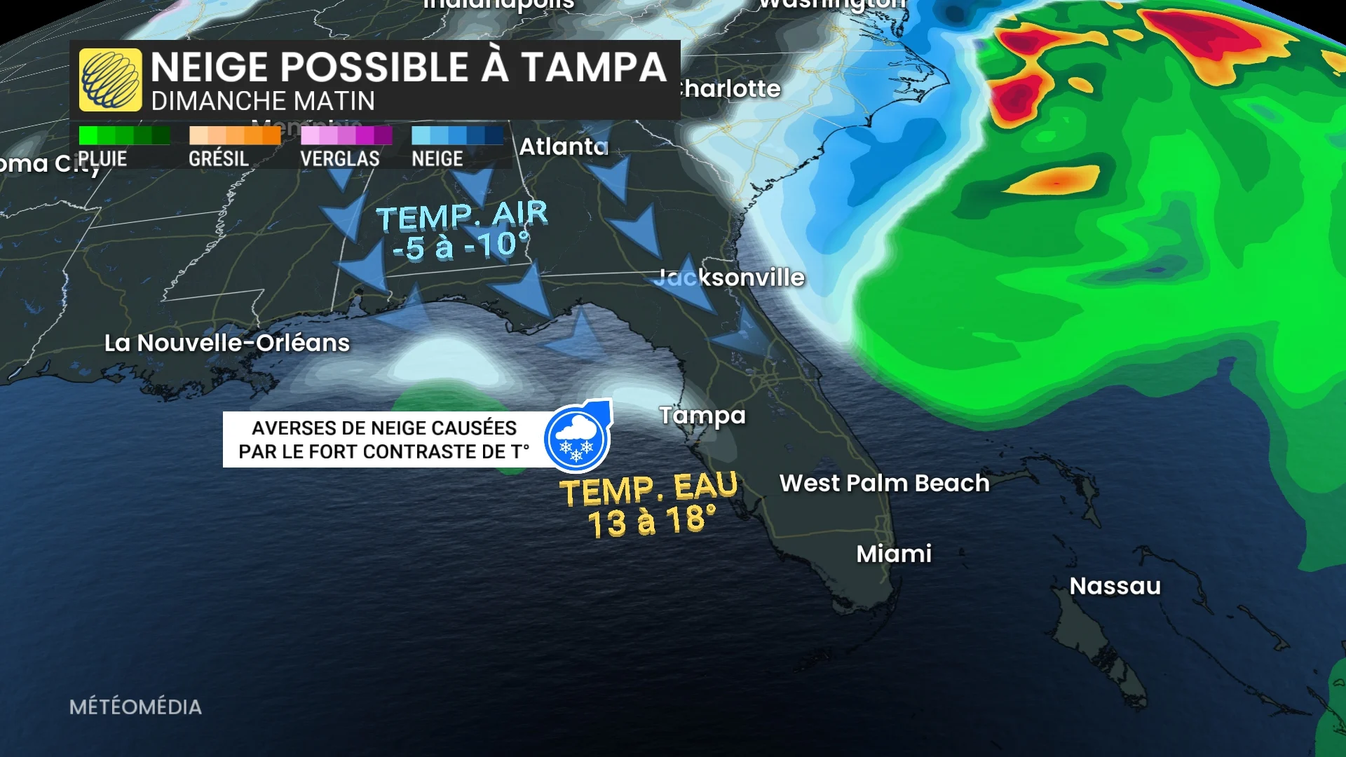 neige possible a tampa