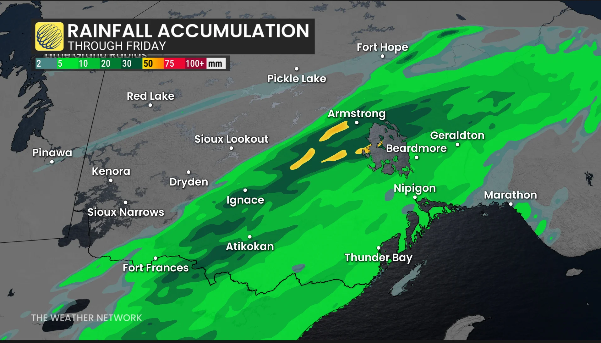 Baron - NW rain through Friday - Sept 11
