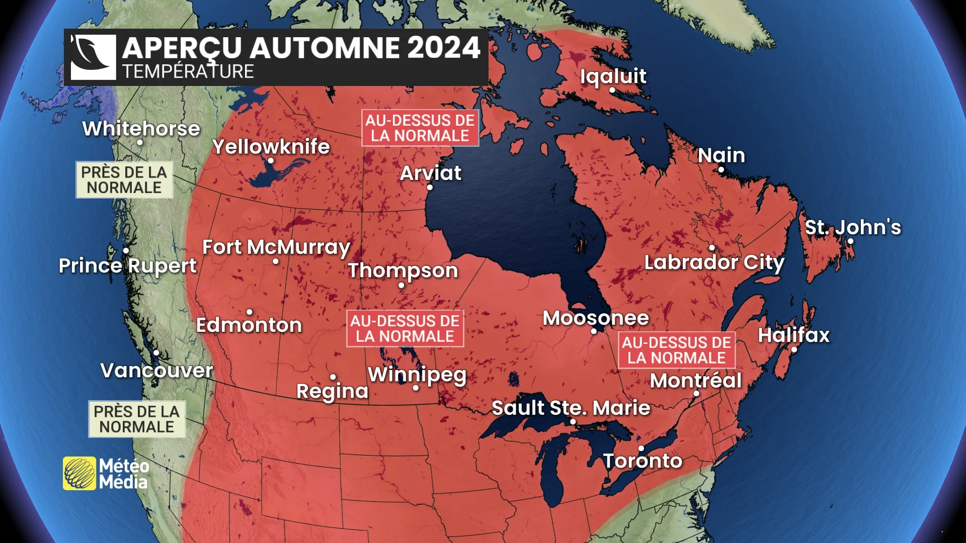 Carte Temperatures CAN