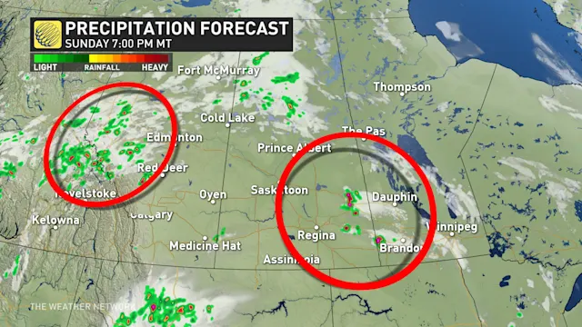 Severe storm risk continues on the Prairies into Sunday evening - The ...
