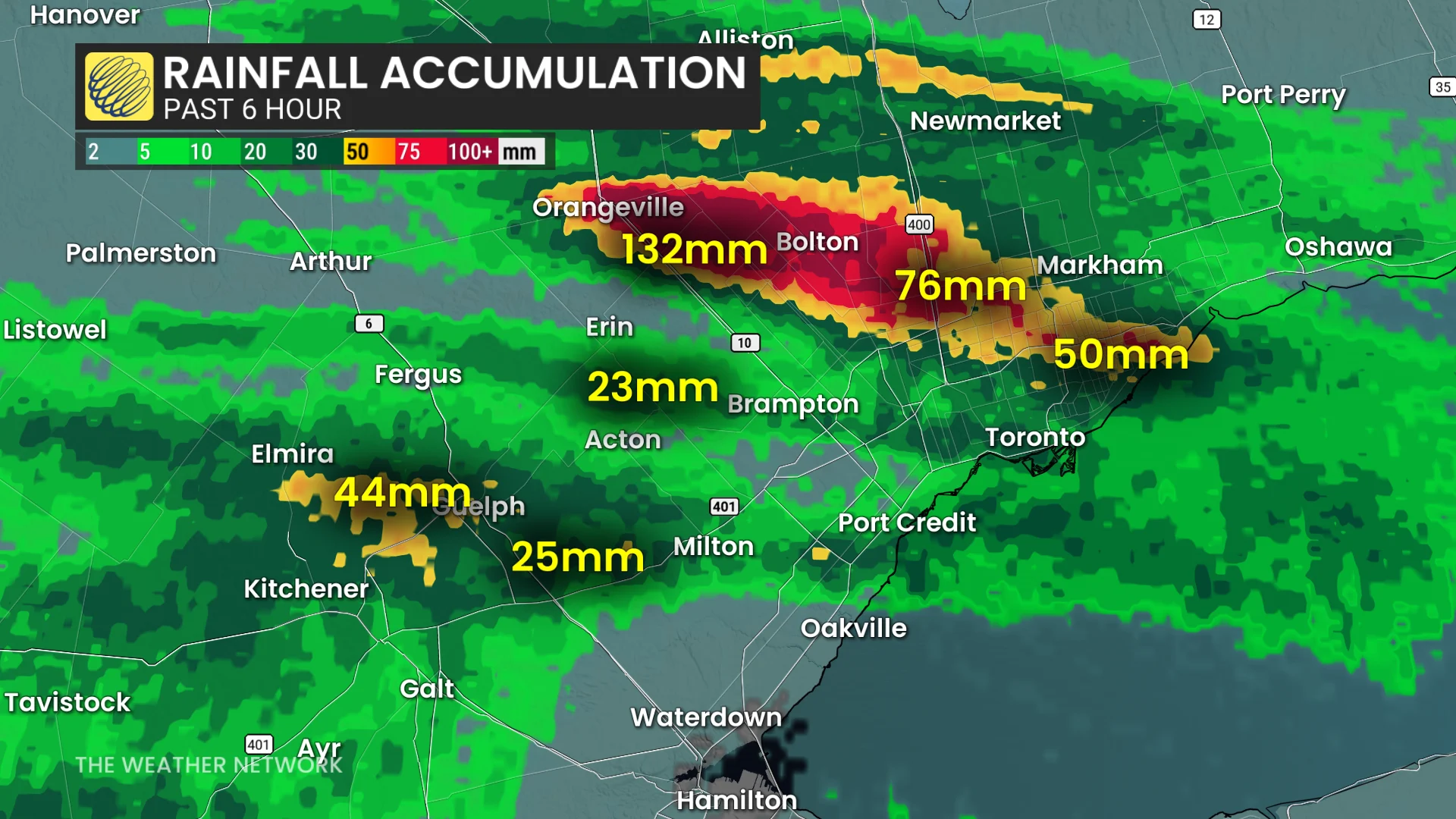 Sept. 2, 2026: Rainfall accumulation as of 6:00 p.m. EDT
