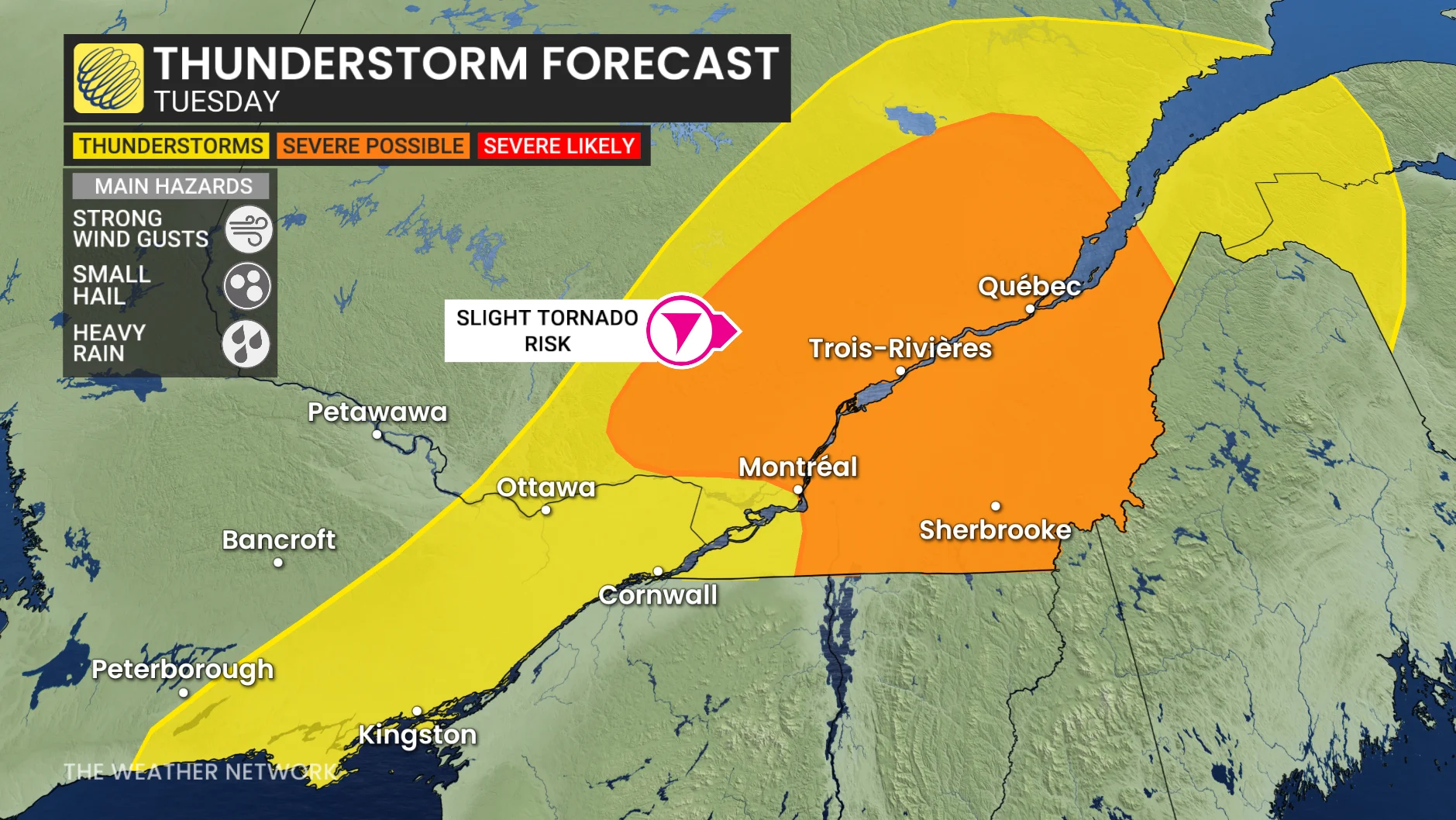 Baron - Tuesday thunderstorm risk - May 5