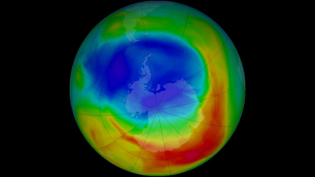 Smallest Ozone Hole on Record NASA