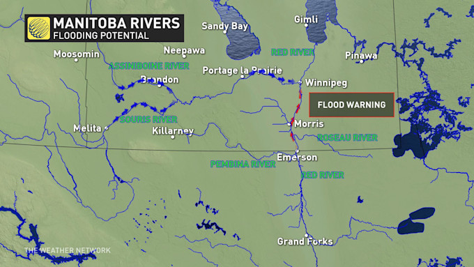 The Weather Network Flood Fears Grow Right Across The Country