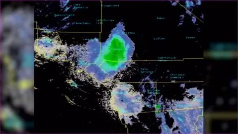 Un drôle de nuage a été capté par les radars... 