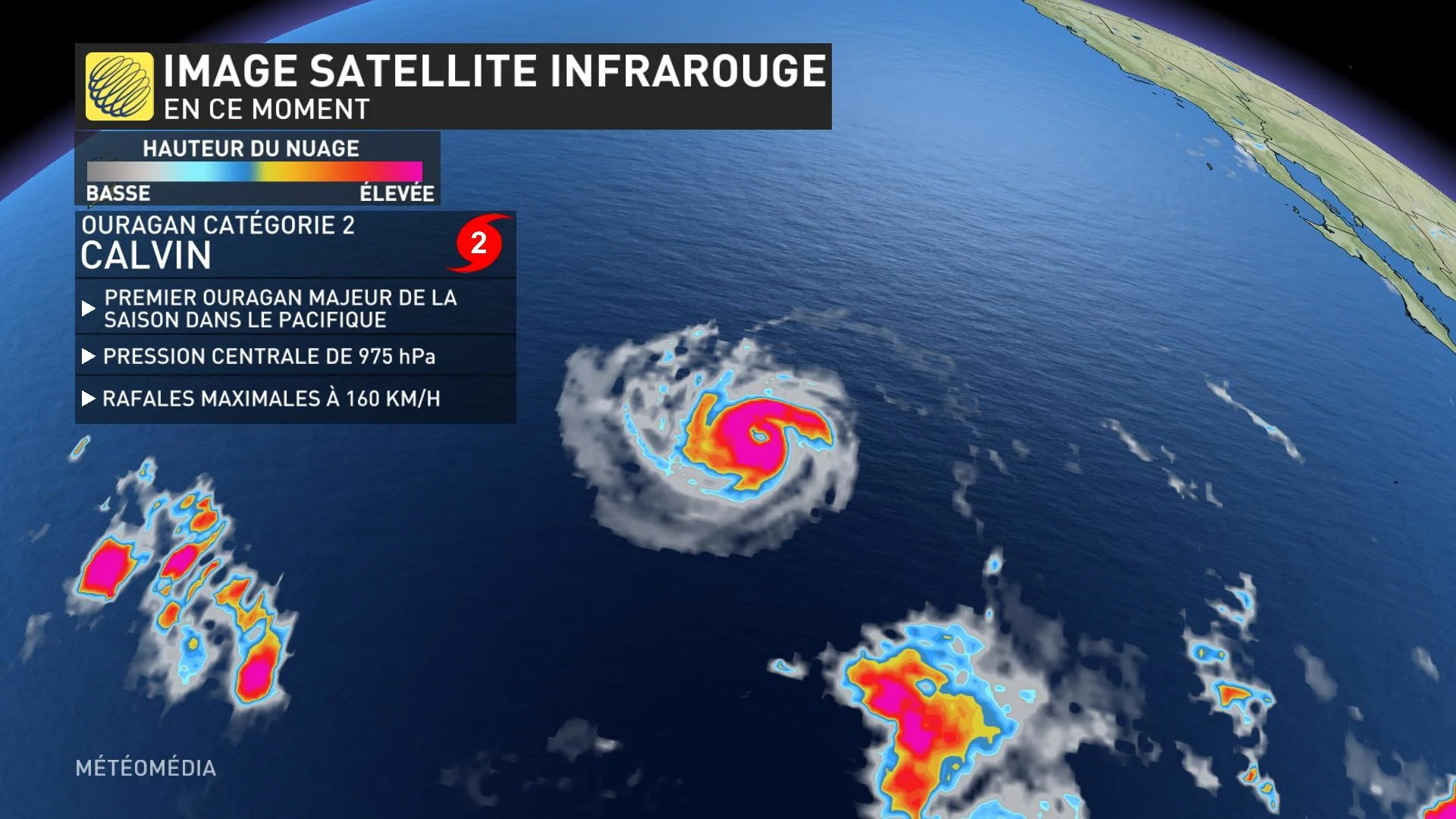 Calvin - Image satellite infrarouge