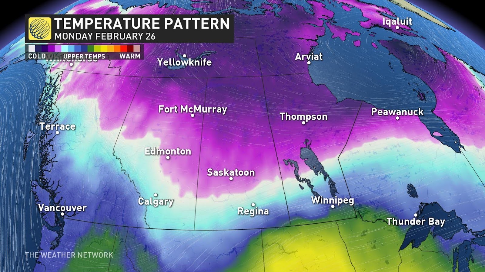 Cold to follow biggest snow of the season for parts of the Prairies
