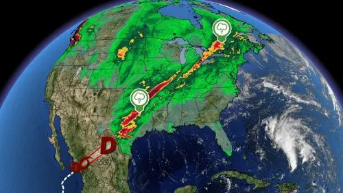 Un ouragan du Pacifique va gâcher le week-end au Québec