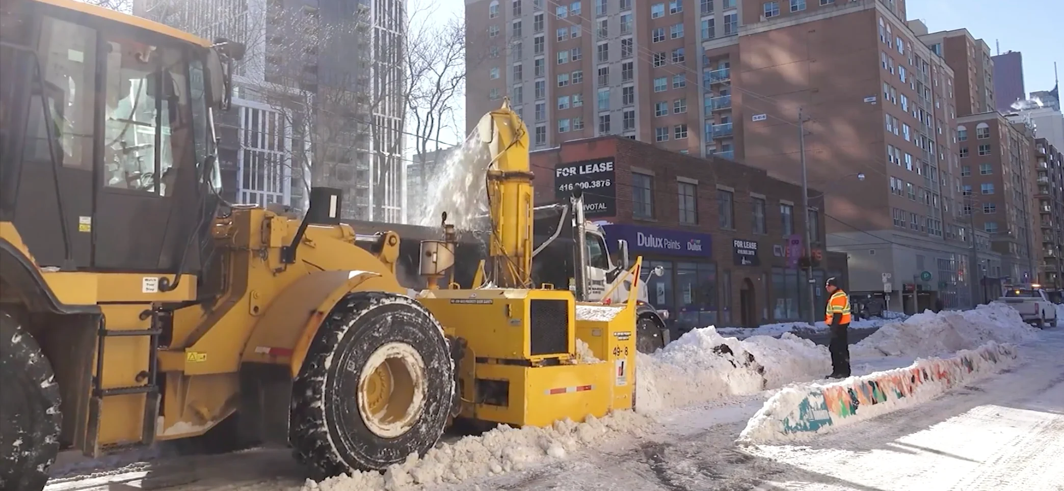 City of Toronto: Snow removal following historic January storm (Date: Unknown.) 2