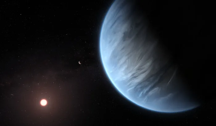 Vapeur d’eau découverte dans l’atmosphère d’une exoplanète