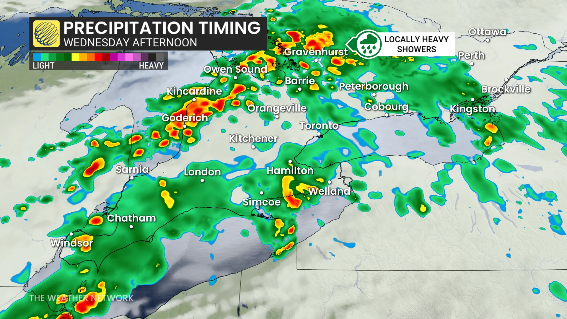 Baron - Wednesday afternoon precipitation - Sept 9