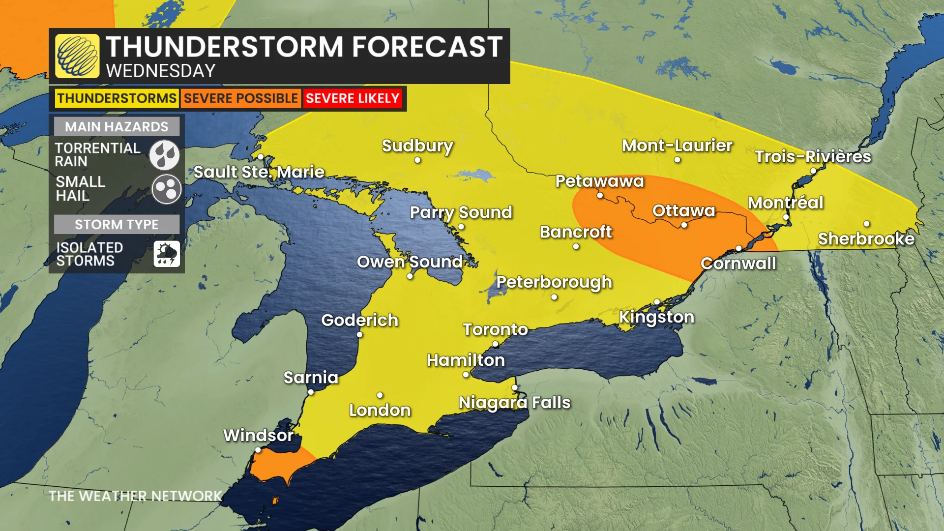 Baron - Southern Ontario storm risk Wednesday - June 10