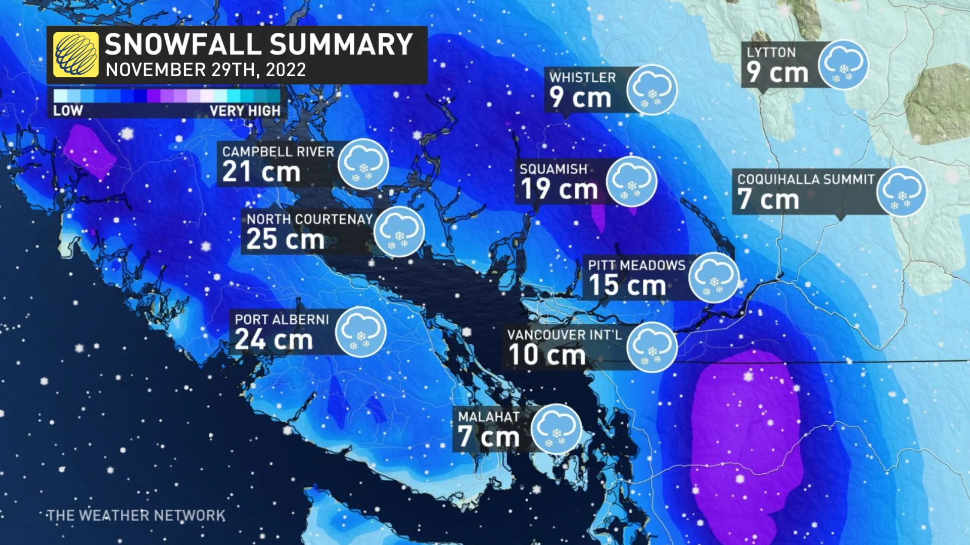 Baron - BC snowfall summary - Nov29 2022